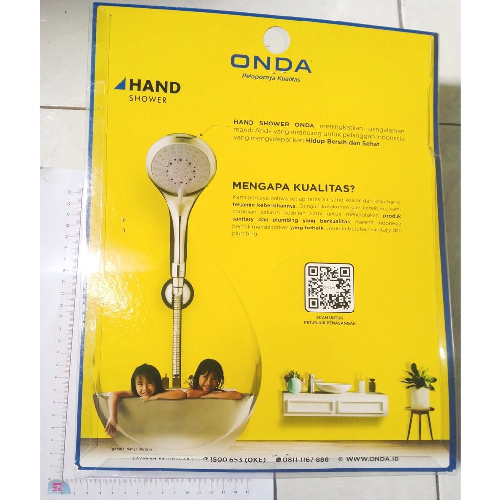 ONDA SO 230 Hand Shower Pancuran Spray Mandi 1/2&quot;