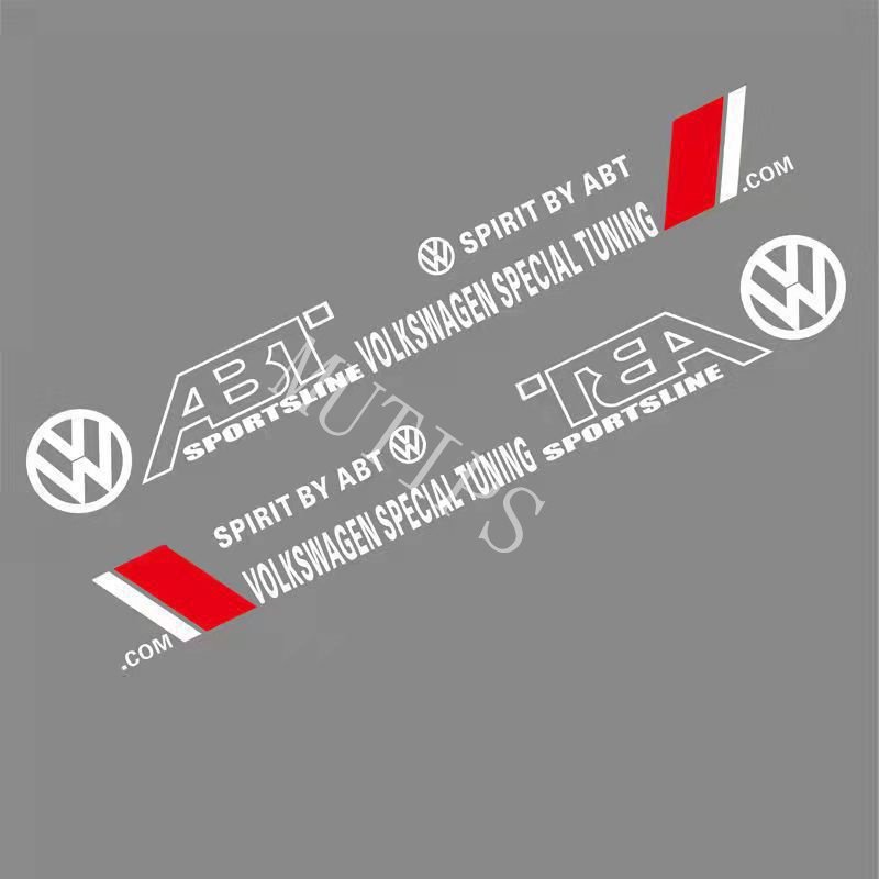 Volkswagen 2Pcs Body Mobil Pintu Samping Anti Air Stiker Penutup Lecet Untuk mk6 mk7 Scirocco Beetle Polo Golf mk3 Passat B5 B6 B7 CC B8 T5