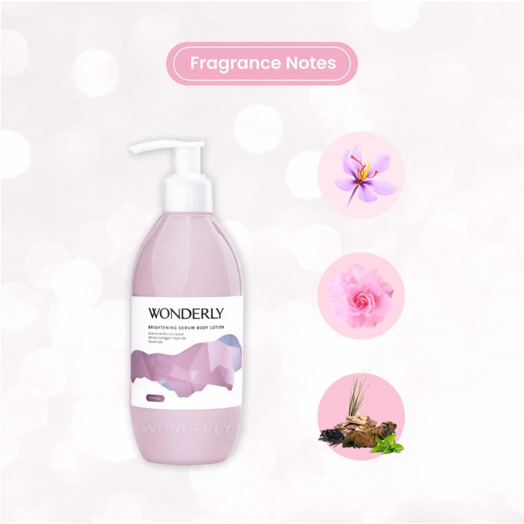 WONDERLY Brightening Serum Body lotion Fearless / Lotion Pemutih Badan