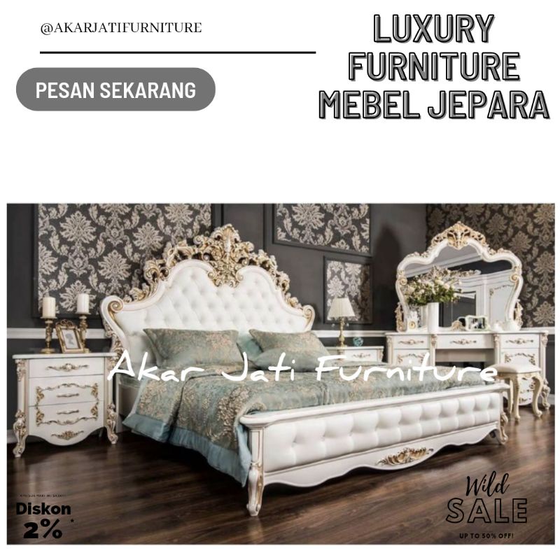 Flash Sale Set Kamar Furniture Jati Excelsior