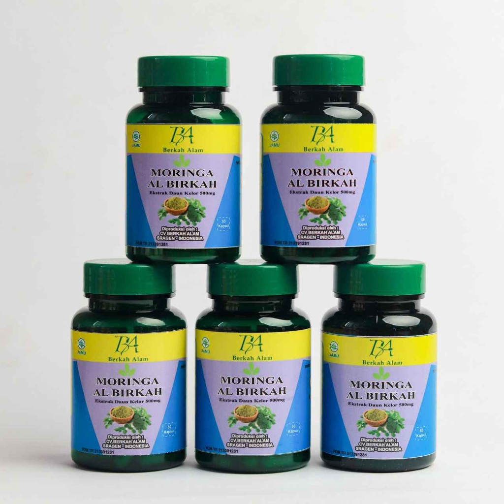 Kapsul Daun Kelor / Moringa Albirkah / Extrak Daun Kelor