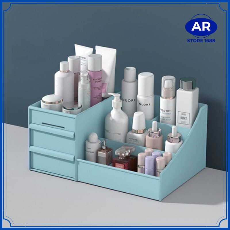 Rak Kosmetik / Cosmetic Storage Drawer / Kotak Penyimpanan Makeup Organizer / Rak Kosmetik/Rak meja kantor /Rak meja belajar / Rak meja tamu / Rak serbaguna