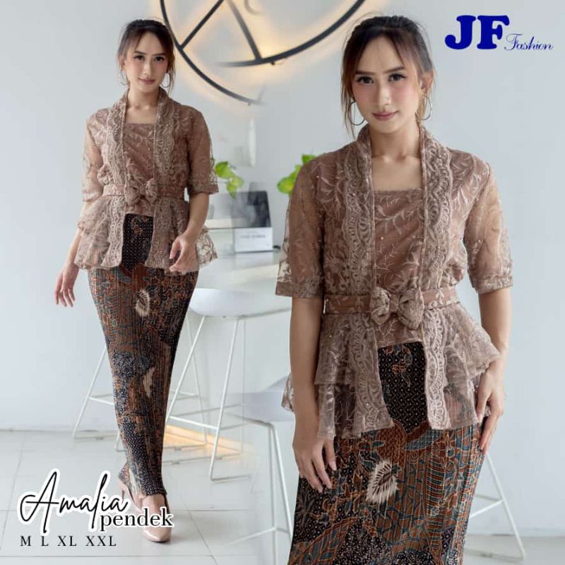 Kebaya kutubaru tulle//kebaya tulle modern//kebaya pesta modern//kebaya pendek