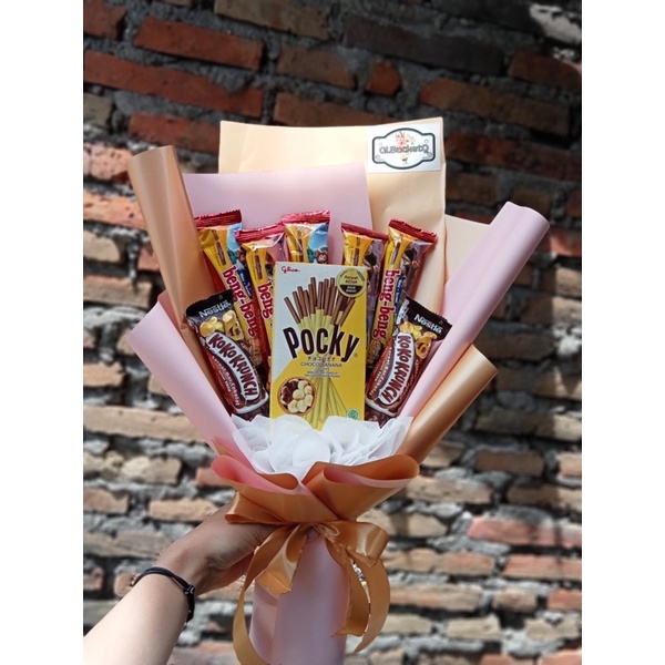 Bucket Coklat Beng beng , Silver Queen Bucket unik bucket murah