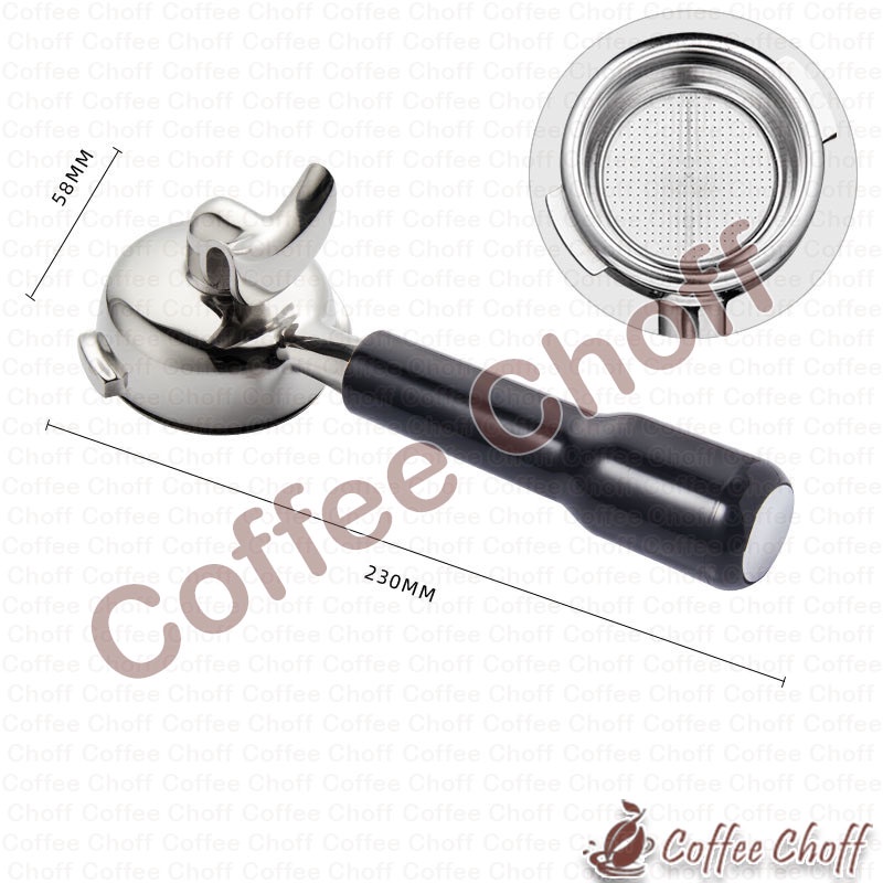 Porta filter nuova simonelli victoria arduino two spout basket 58 mm Portafilter  simonelli Double S