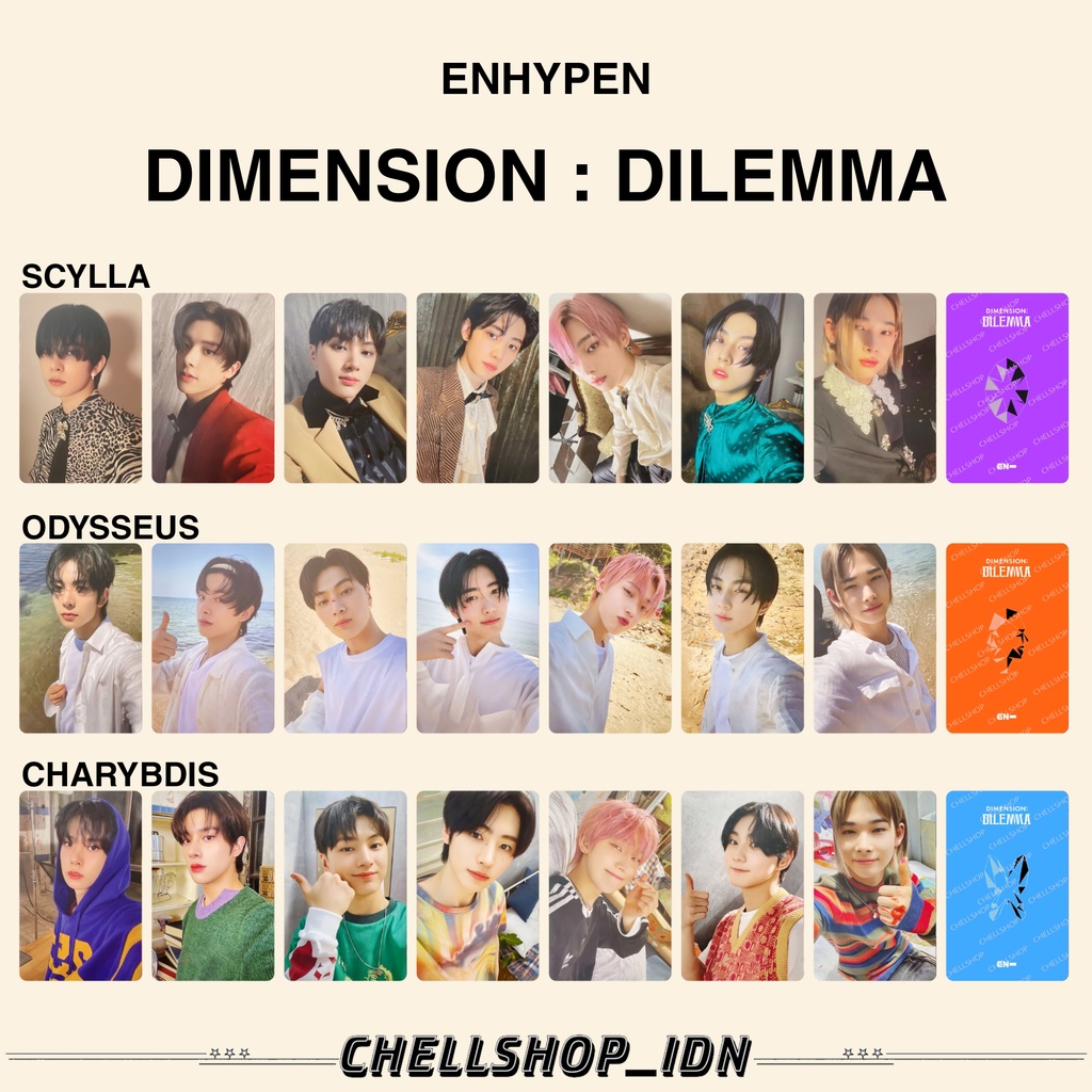 PHOTOCARD ENHA DIMENSION : DILEMMA