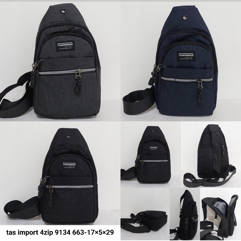 Tas import selempang slingbag pria