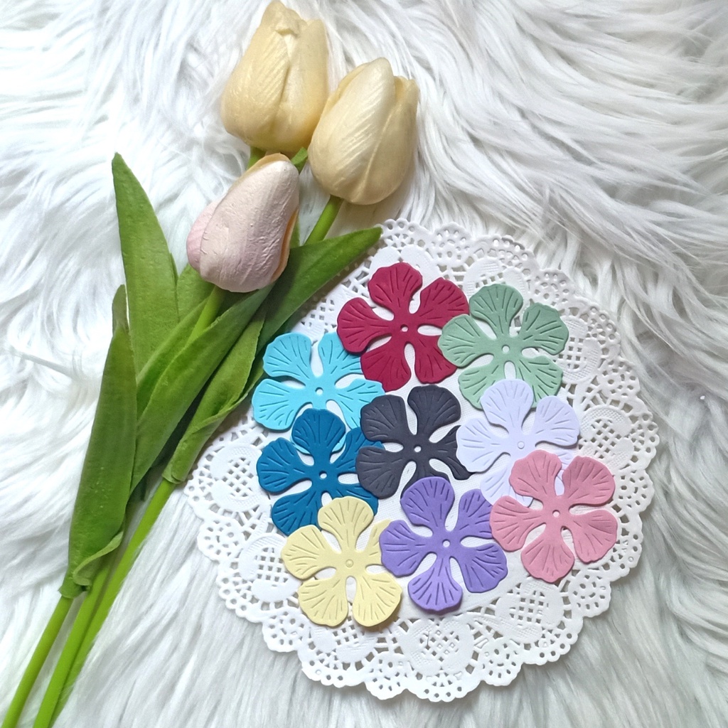 

ZIBA-C008 Die Cut flower for Scrapbooking / Journaling