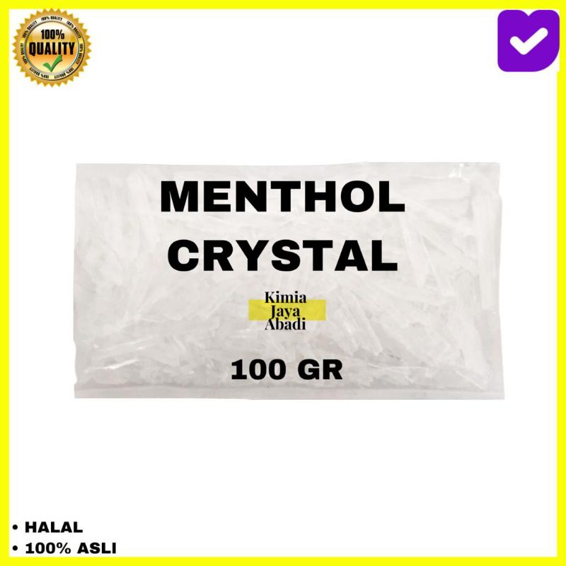 

Menthol Crystal Food Grade 100 Gram / Mentol Kristal 100 gram