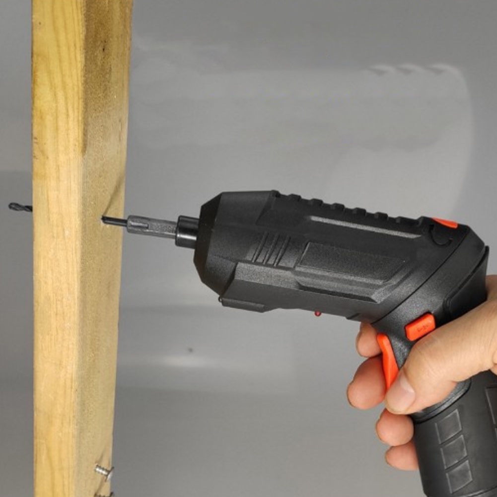 48 Pcs/set Cordless Obeng Listrik 4.2 V Mesin Bor Cordless Obeng Set Aksesoris Alat Baterai Charger Lampu LED