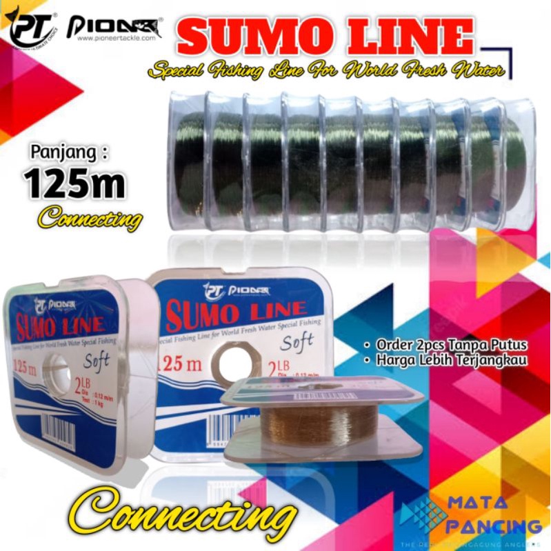 Senar pancing pionner sumo line 125m connecting