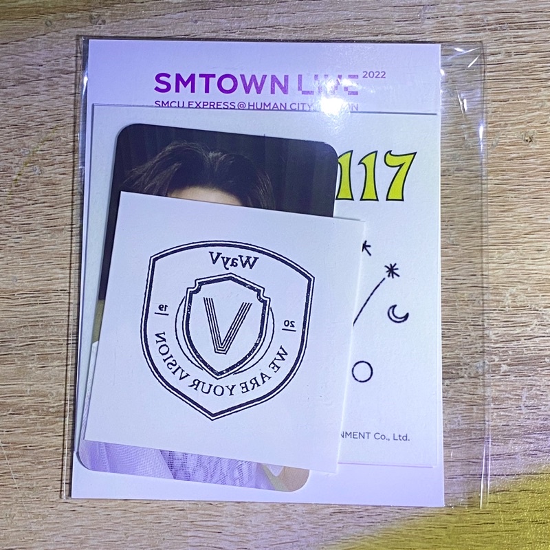 Kun AR Tatto Sticker SMCU set Sealed WayV pc photocard md