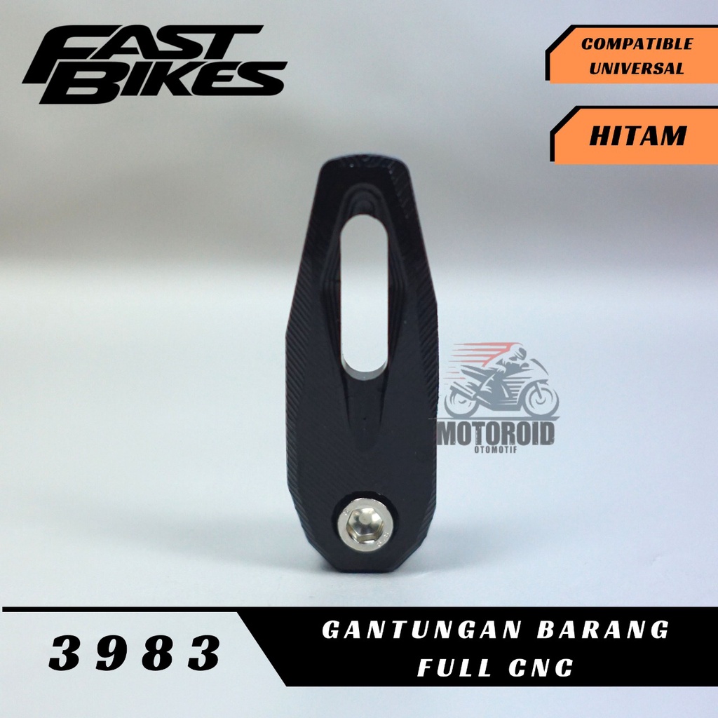 gantungan barang full cnc aluminium standar fastbikes universal semua motor masuk