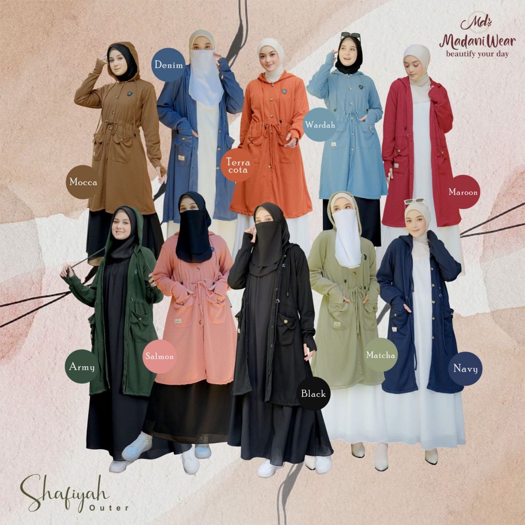 OUTER SHAFIYAH By MADANI WEAR (READY STOCK)