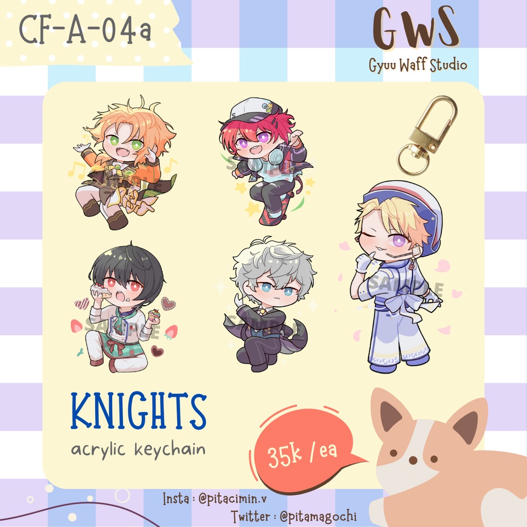 Ensemble Stars knights acrylic keychain