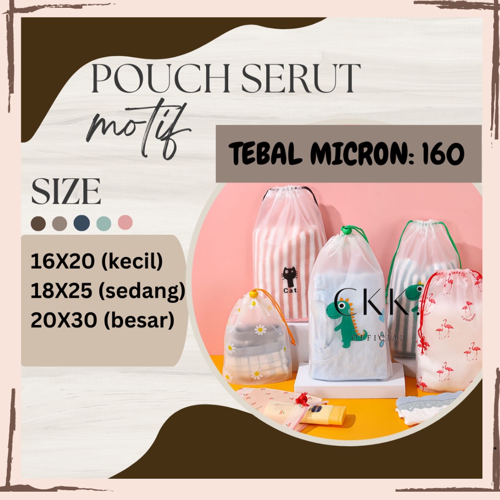 ➰CKK➰ POUCH AC06 DAISY &amp; ALL VARIANT ORGANIZER SERBAGUNA POUCH SERUT # Bisa COD