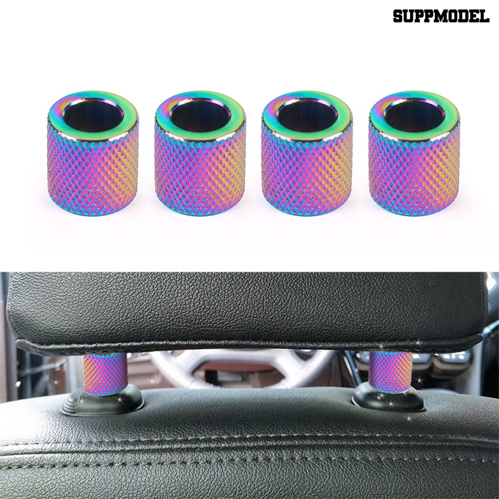 [Dekorasi] 4pcs Cincin Headrest Mobil Universal Modifikasi Interior Untuk Auto