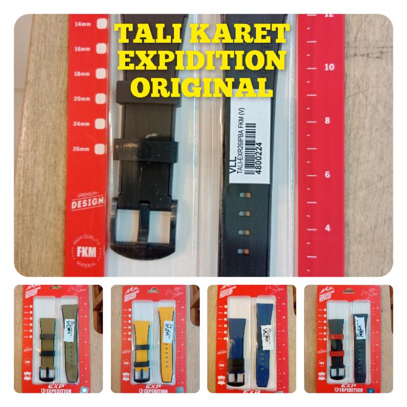 Tali jam tangan Karet Expidition 26mm Original