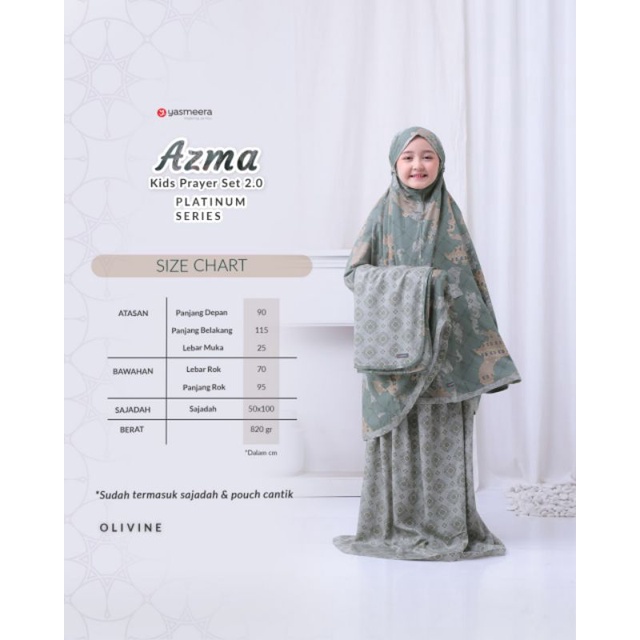 Mukena Azma Platinum Series by Yasmeera