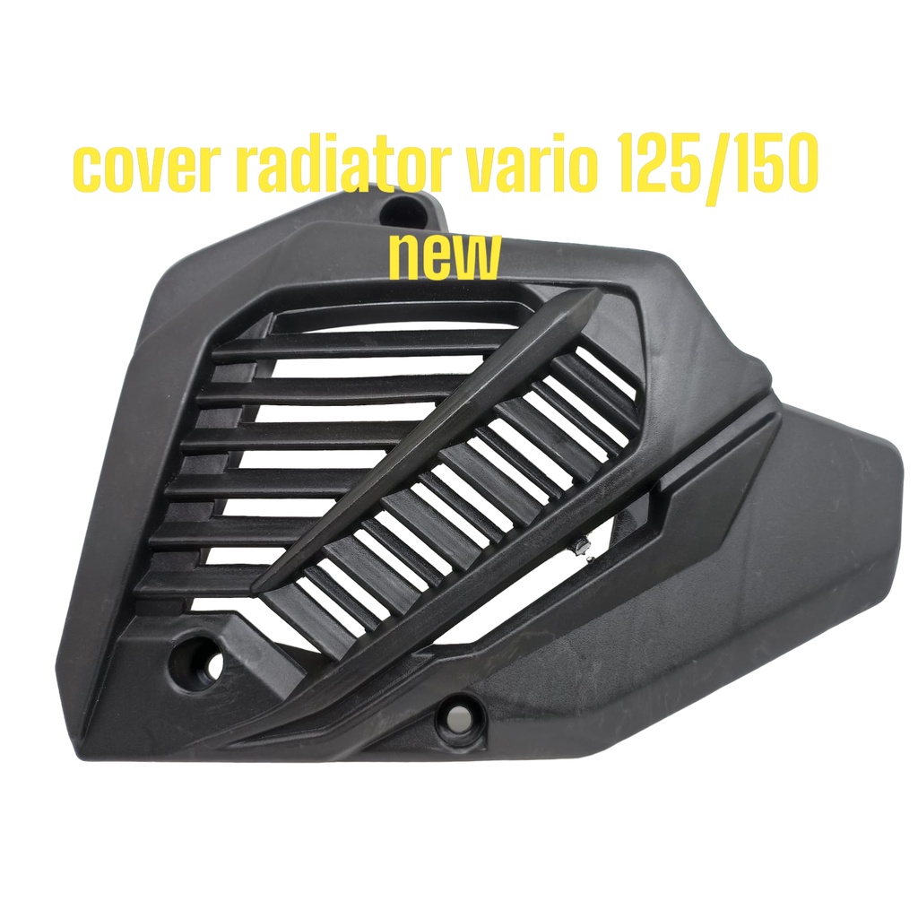 promo discount cover radiator vario 125 150 old new black doff cover kipas ABS tebal - tutup kipas honda all old new vario 125 150 original black doff tebal