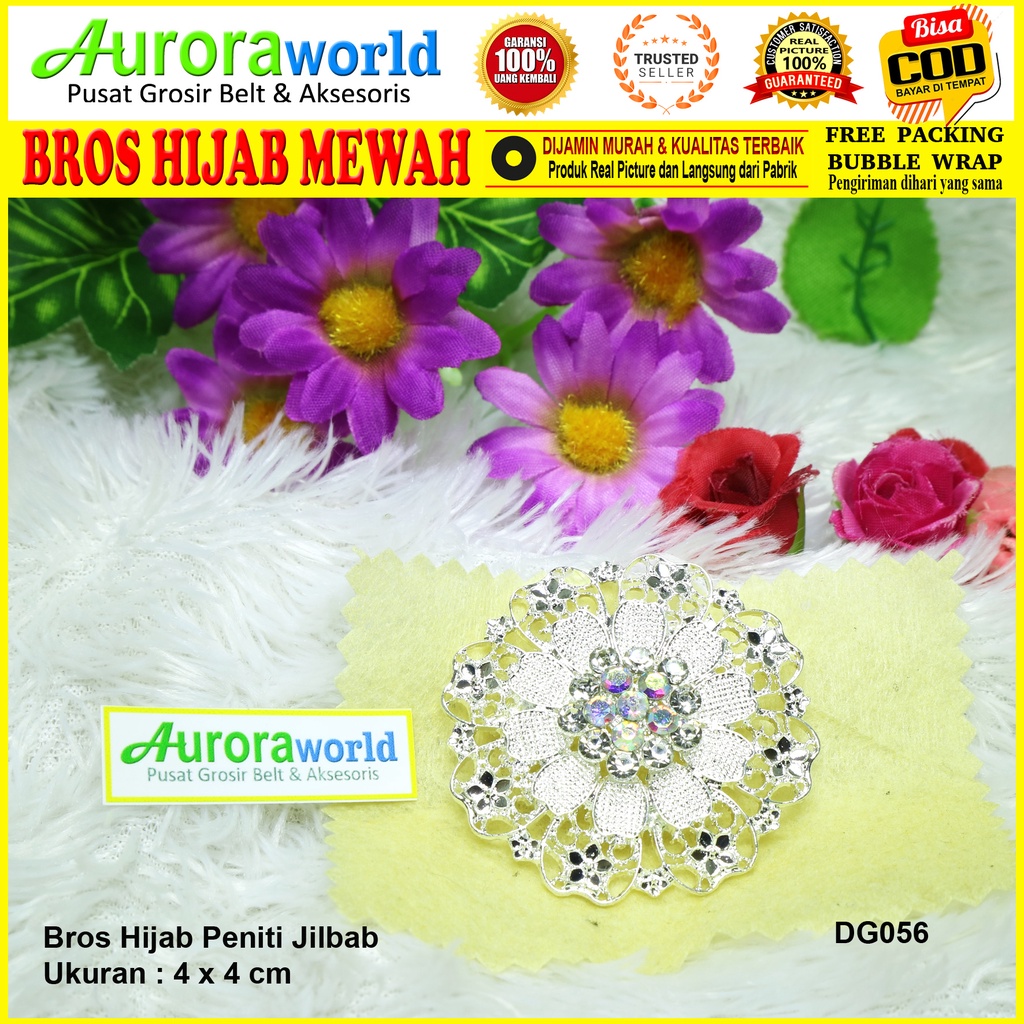 Auroraworld Bros Mutiara Bros Hijab Mewah Kualitas Super bisa COD