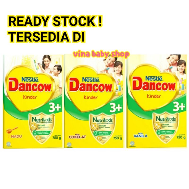 

DANCOW 3 VANILA / MADU / COKELAT 750 GR