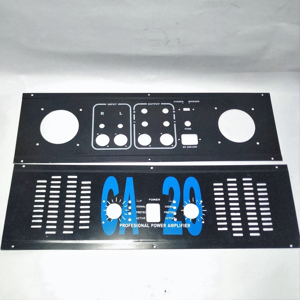 PANEL BOK POWER CA 20 Plat Depan Belakang Ca