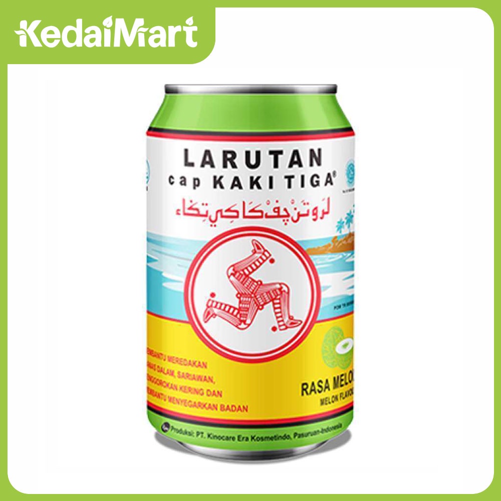 

Larutan Penyegar Cap Kaki Tiga Rasa Melon 320 ml