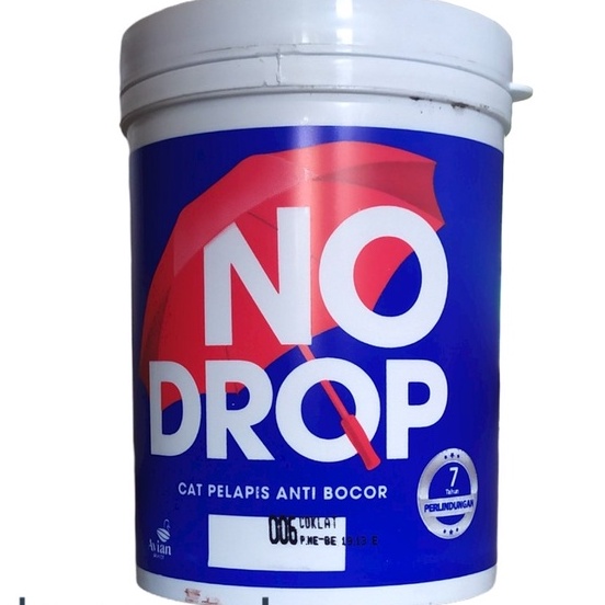 Cat Tembok No Drop Pelapis Anti Bocor 1 kg Semua Warna