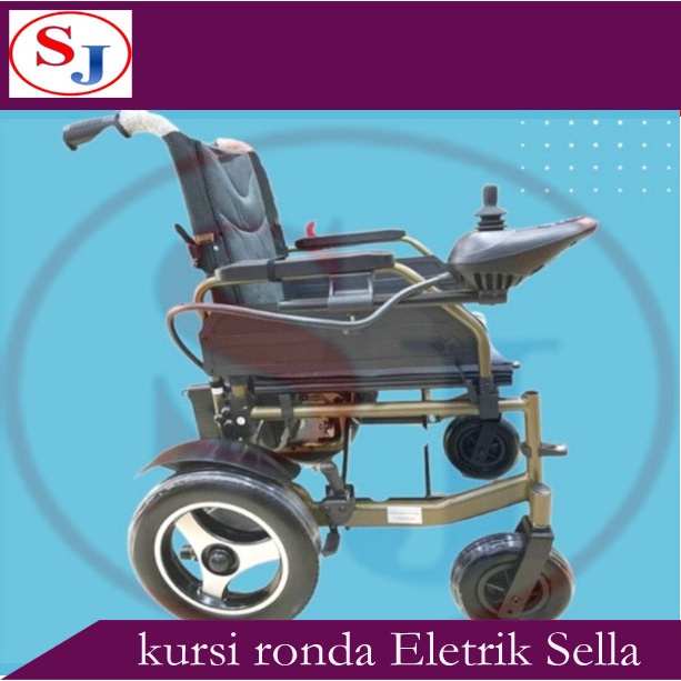 kursi roda elektrik Traveling lipat - Kursi roda eletric sella Terbaik - Merah(gojek)