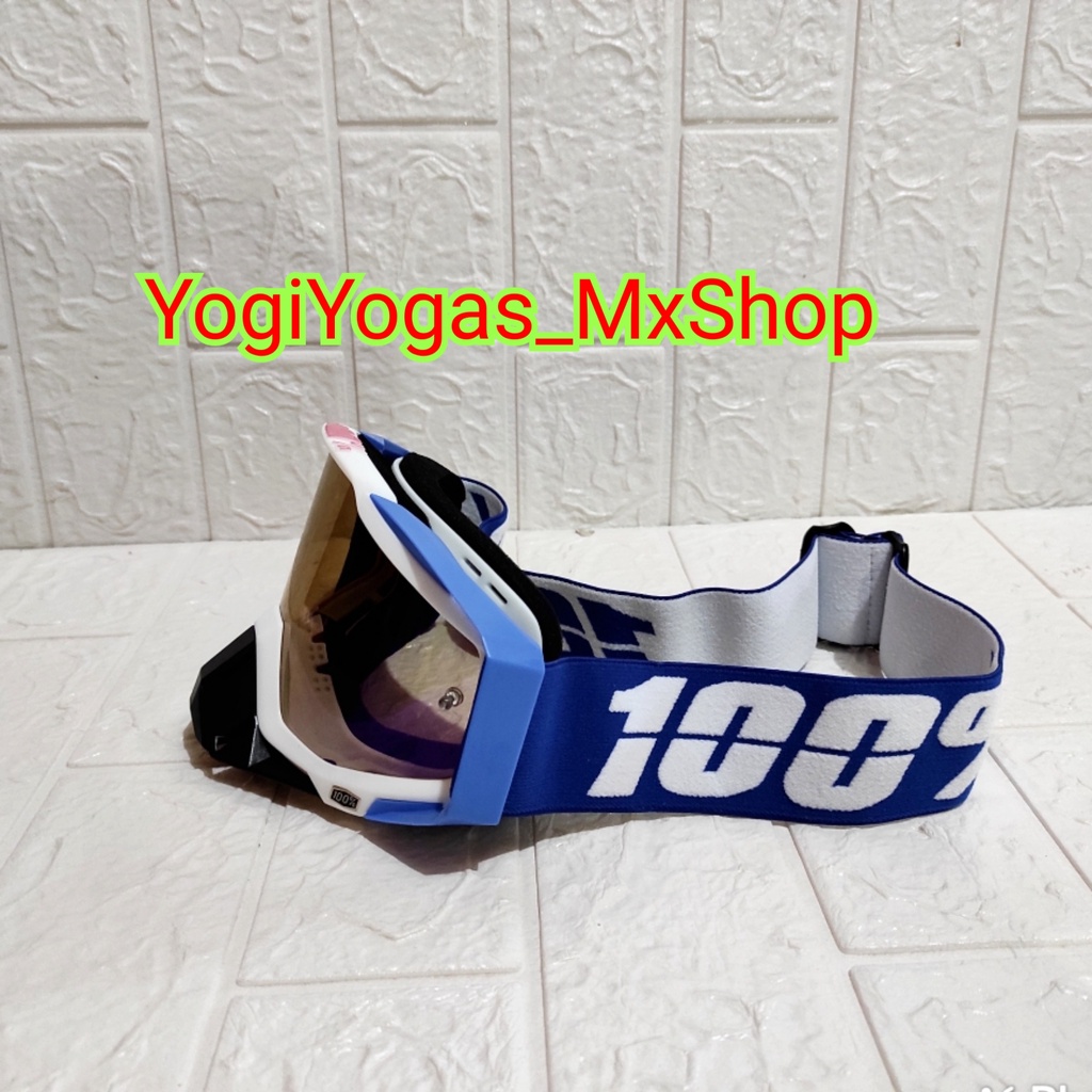 GOGGLE IMPORT Google 100 Percent - Kacamata Motor - Google Motocross - Google MX Trail - Google Rainbow - 007