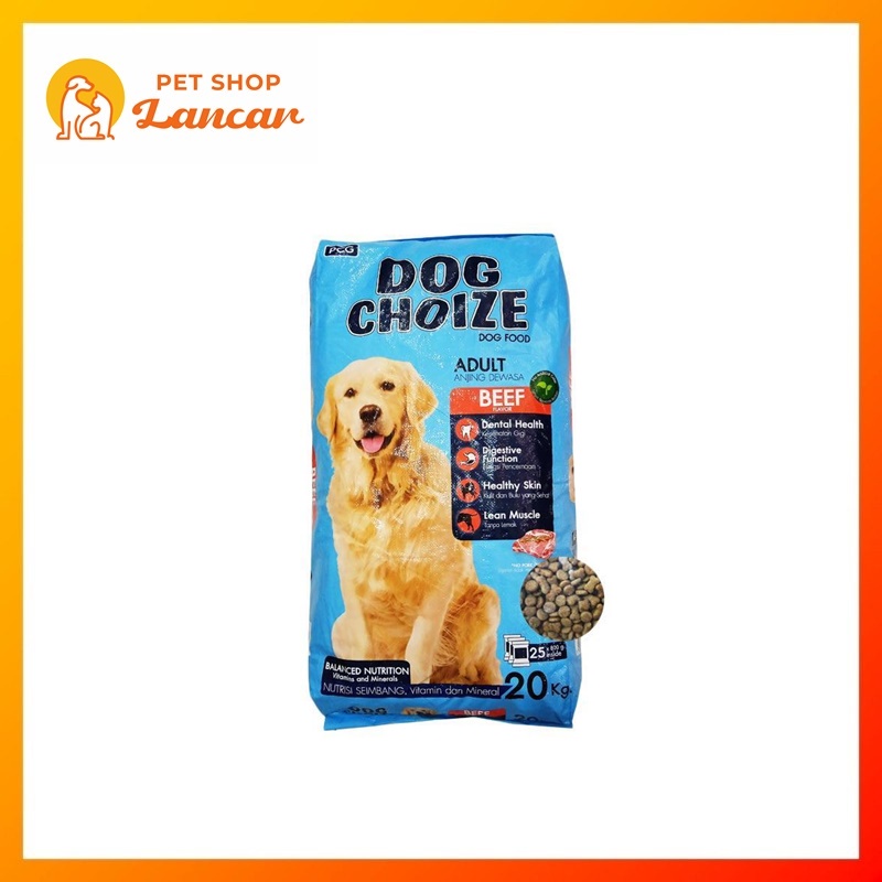 Makanan Anjing Dog Choize Beef 20Kg - Dog Food / Promo Price