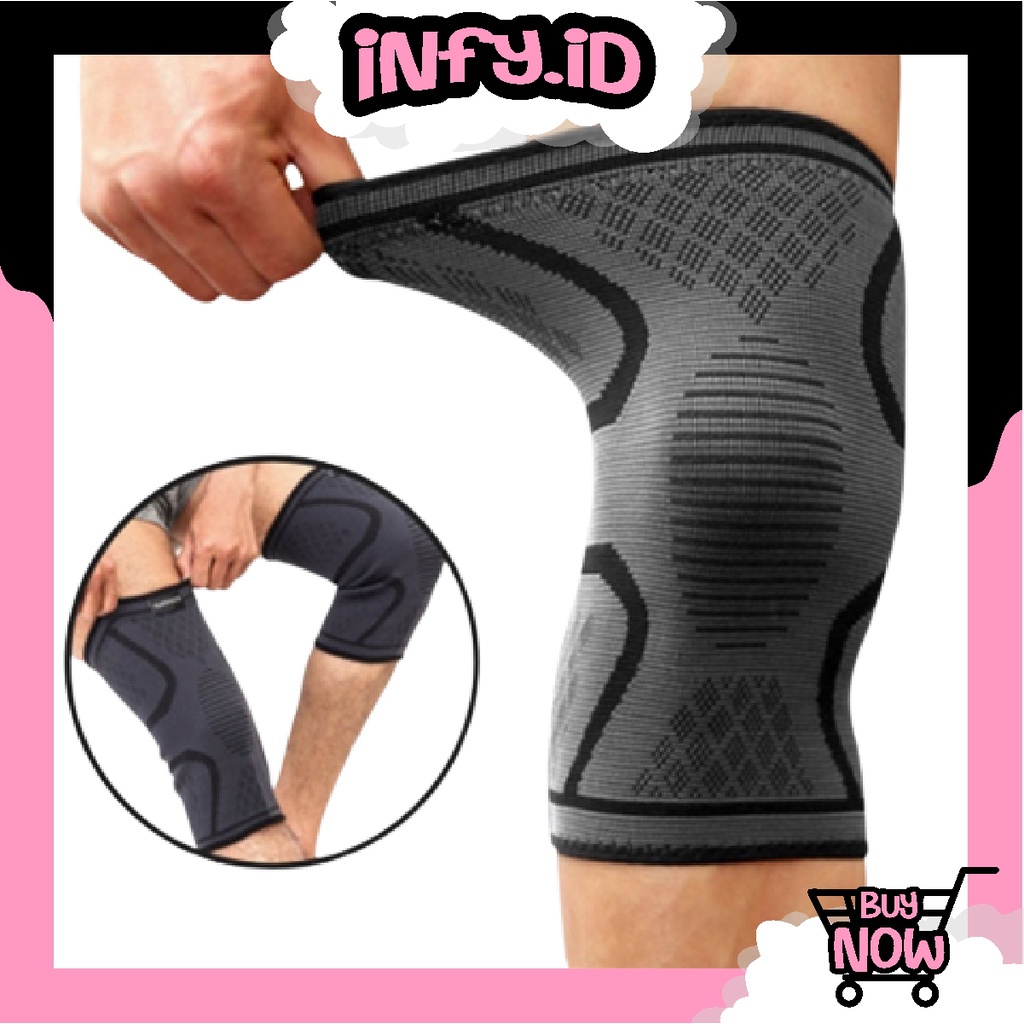 INFY - Pelindung Lutut Deker Lutut Knee Protector Pad Support Olahraga Running Fitness Cycling R551