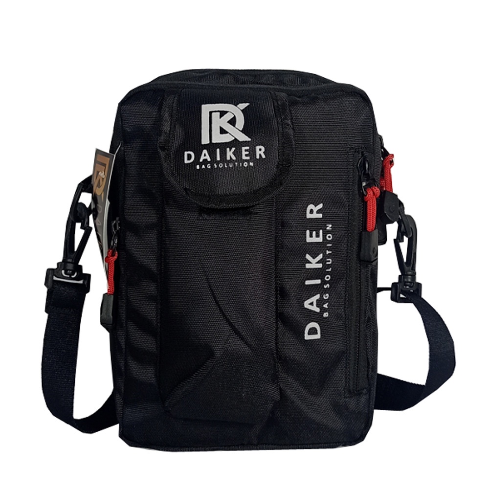 Tas Selempang Pria / Slingbag Slot Organizer DaikeR-ATSling bag / Riverwave BlacK And Blue