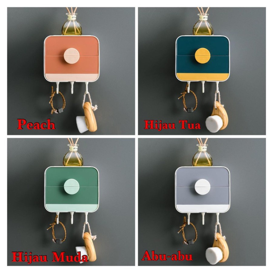 Rak Dinding Gantung Serbaguna Kamar Tidur Kamar Mandi [ JS2102 ]