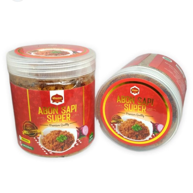 

Abon Sapi Ahsani Food Rasa Original isi 225Gram/100%Daging Sapi Pilihan