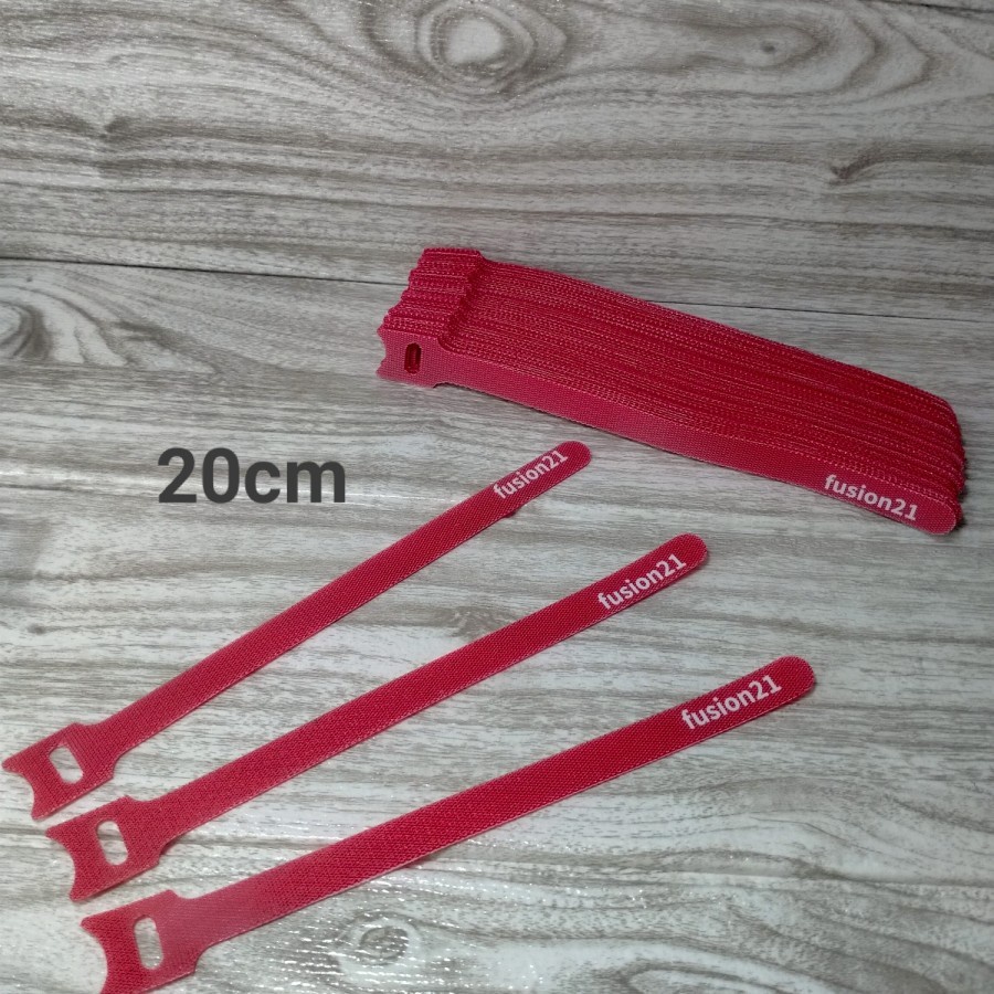 Velcro Strap Pengikat Kabel Cable Ties Strap Cord Holder 12cm