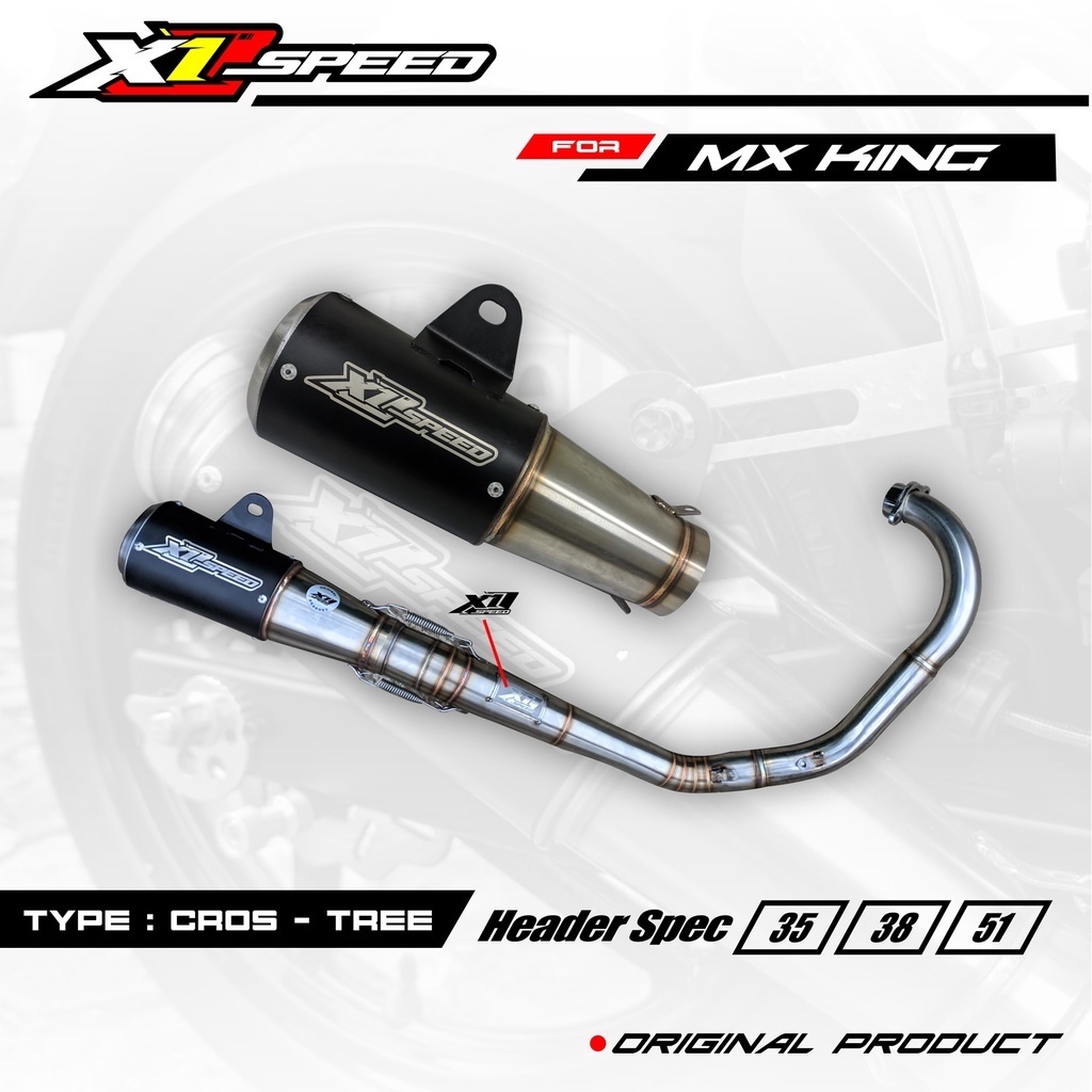 Knalpot MX king Full system type Road race Original X1 Speed