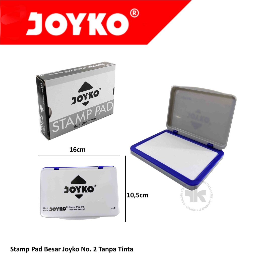 Jual Stamp Pad Jumbo Joyko No Tanpa Tinta Bak Stempel Bantalan Cap