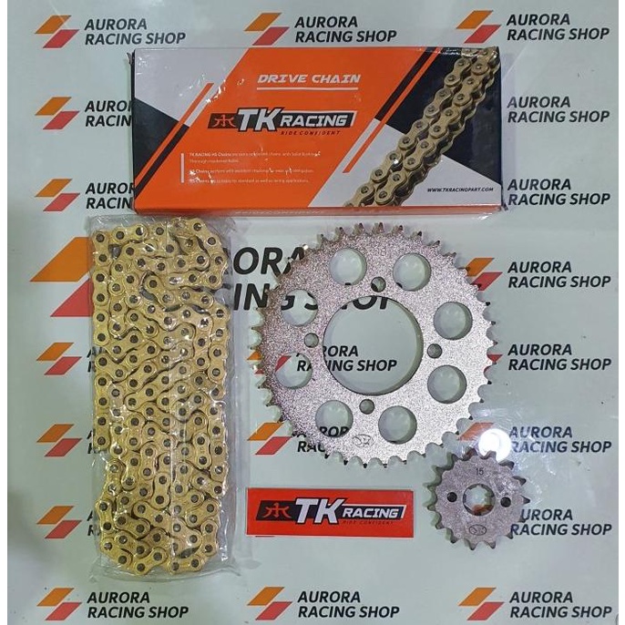 Gear Set TK 428 RX King - RXZ & Rantai TK 428 S Gold
