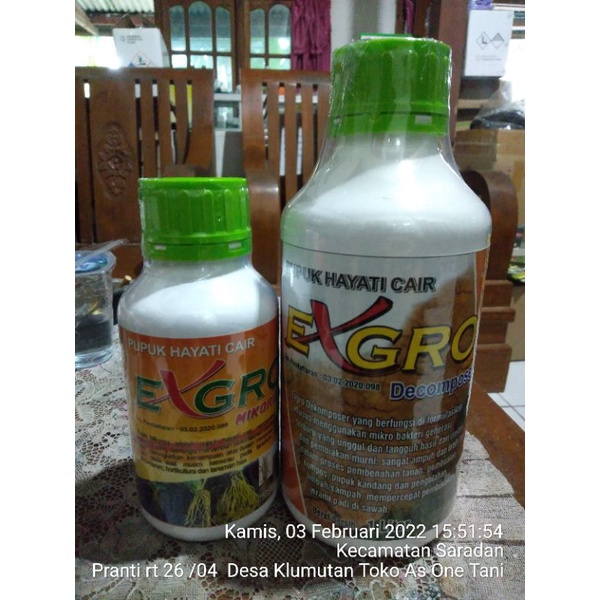 Pupuk Hayati Exgro Decomposer 1 liter