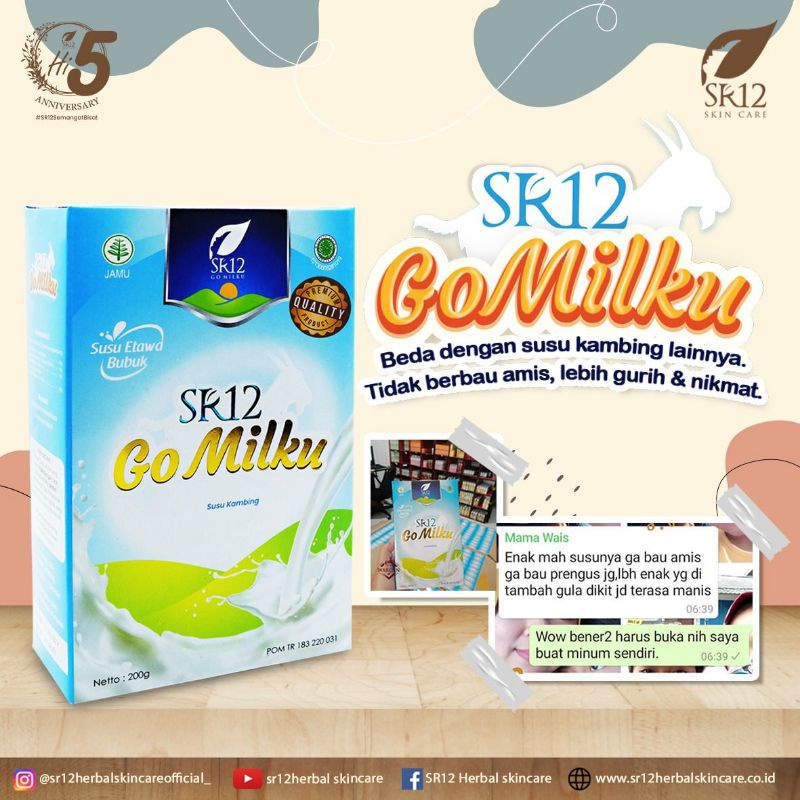 

GoMilku Susu Kambing SR12 HSS