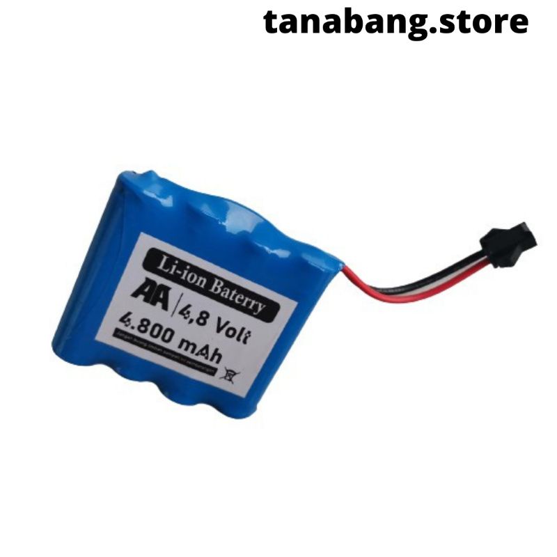 Baterai Cadangan RC Car Rock NiCd 4800mAh 4.8V