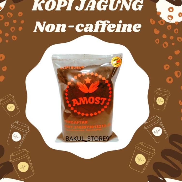 

(Seri)-O89C㊛ Kopi Bubuk Cap Amost Kopi Jagung Murni Bebas Kafein Aman Untuk Maag Diabetes Darah Tinggi 250Gr amanah