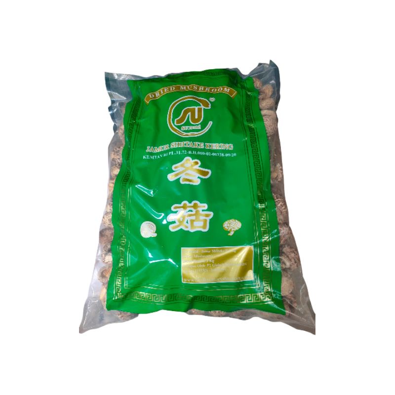 SU Brand Jamur Hioko Shitake 4-5cm - 3Kg   [ Tebal ]