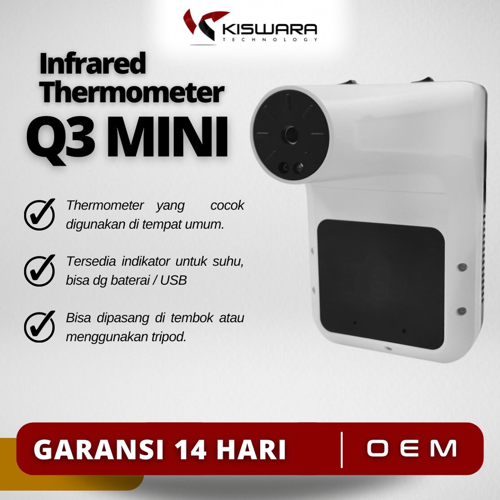 Thermometer dinding Q3 Infrared