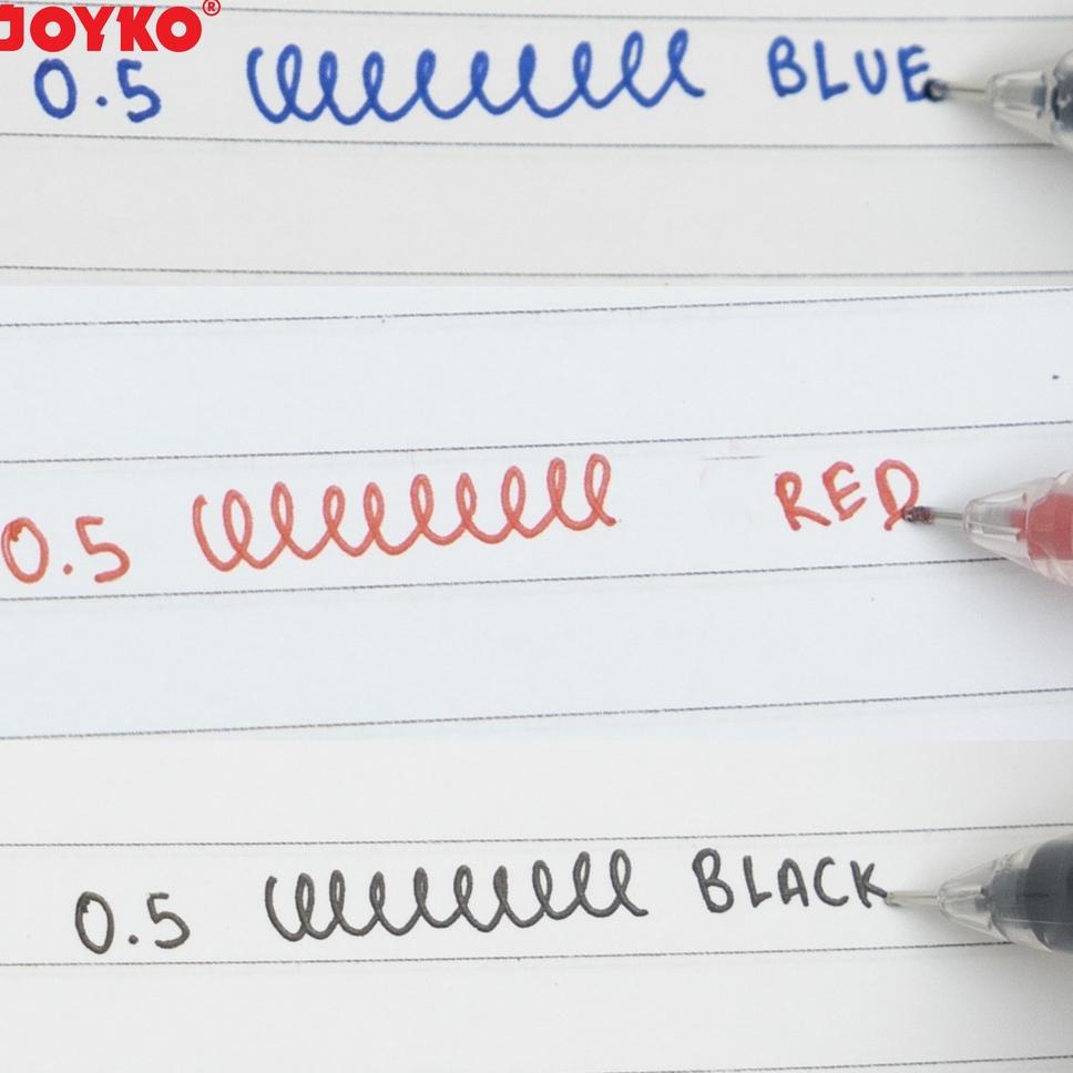 

(Z-S7S-✓) Gel Pen Pulpen Pena Joyko GP-330 Big Fill Gel 0.5 mm paling laris