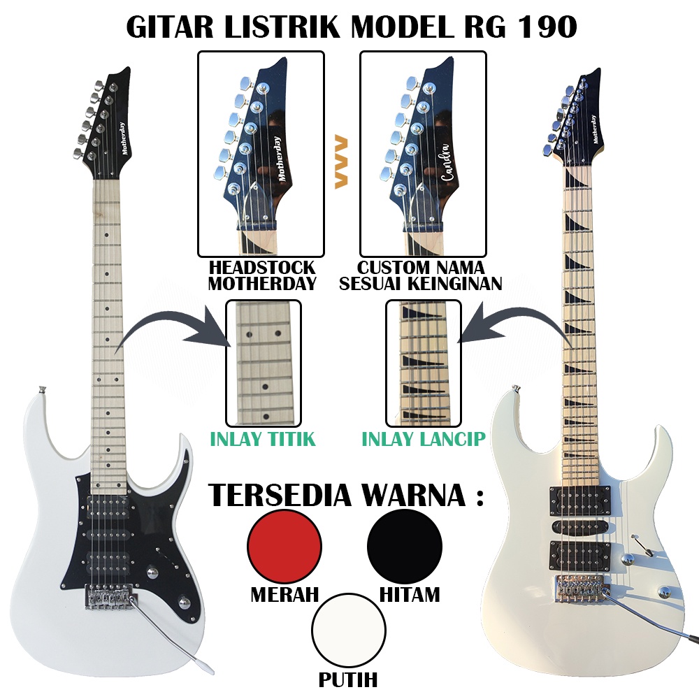 Gitar Elektrik murah merk KOWE Gitar Kita seri RG19 Original