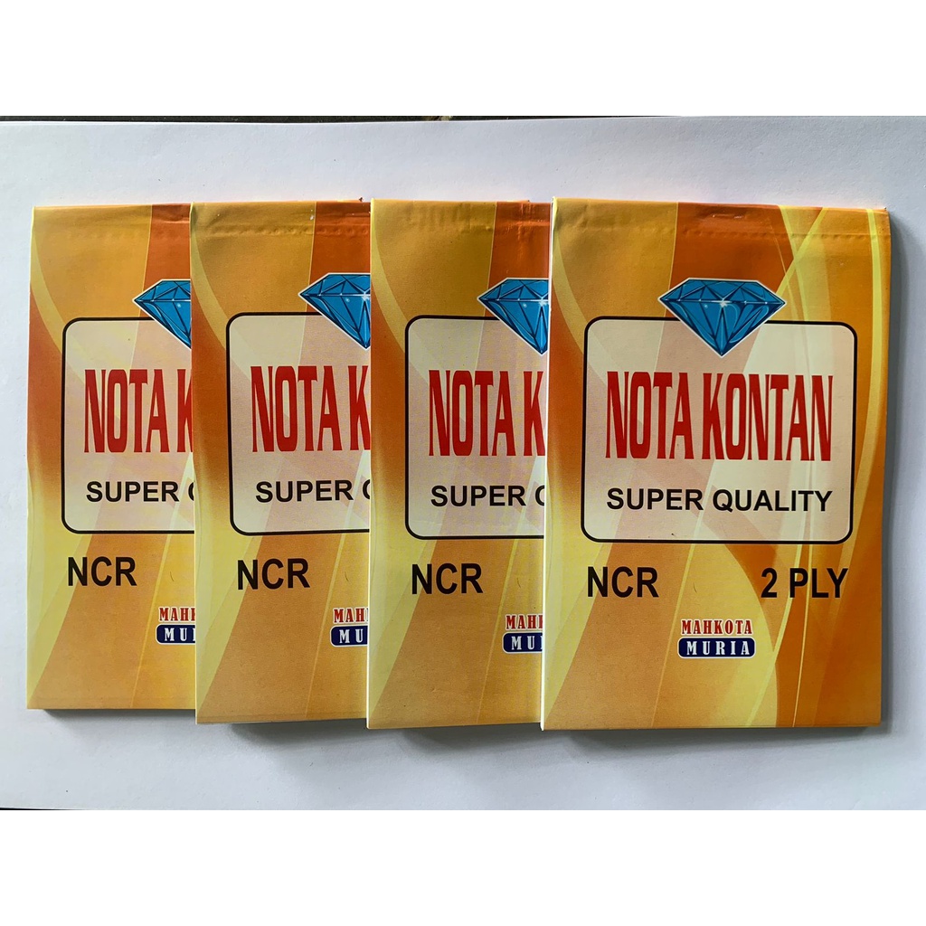 

Nota Kontan 2 Ply, Nota NCR, Nota Kecil (Atas Cetak, Bawah Polos)