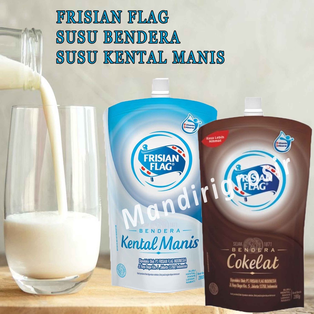 Susu Bendera * Frisian Flag * Susu Kental Manis * 280g